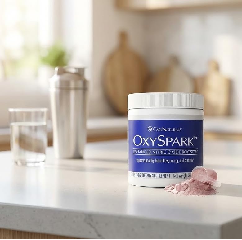 OxyNaturals OxySpark Nitric Oxide Supplement Powder 9.24 oz