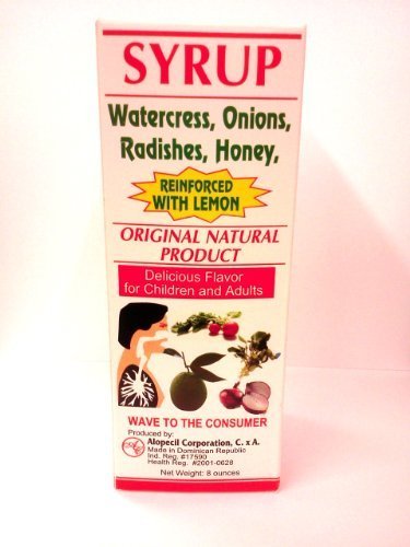 Alopecil Corportaion Watercress, Onions, Radishes the Original Dominican Dietary Supplement 8 Capsules
