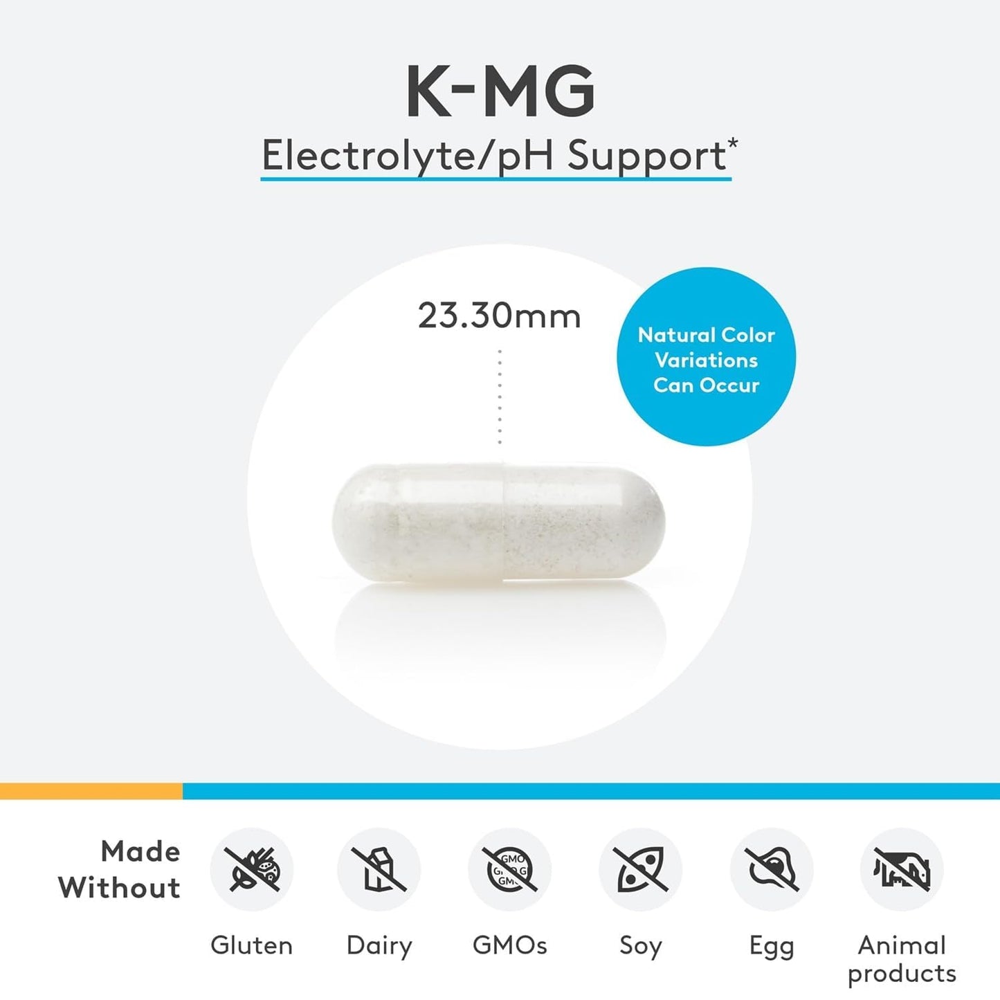 XYMOGEN K-Mg Citrate Potassium & Magnesium Citrate Electrolyte, Muscle & Nerve Function Support 60 Capsules