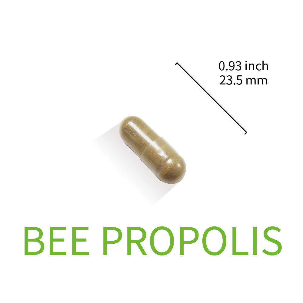 Lovita Propolis Capsule 800mg 5:1 Concentration Natural Bee Propolis Extract, 90 Capsules