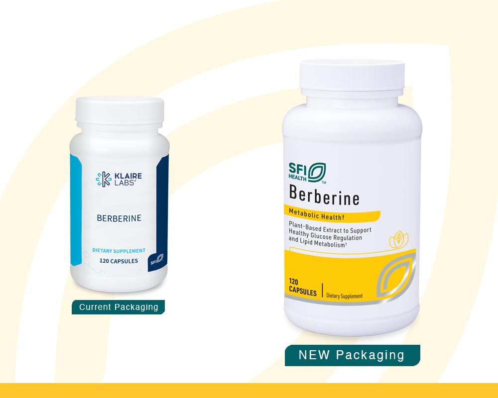 SFI Health Berberine HCI 500mg Capsule, 120 Count
