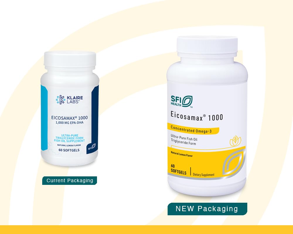 SFI Health Eicosamax 1000 TG Fish Oil Softgels 60