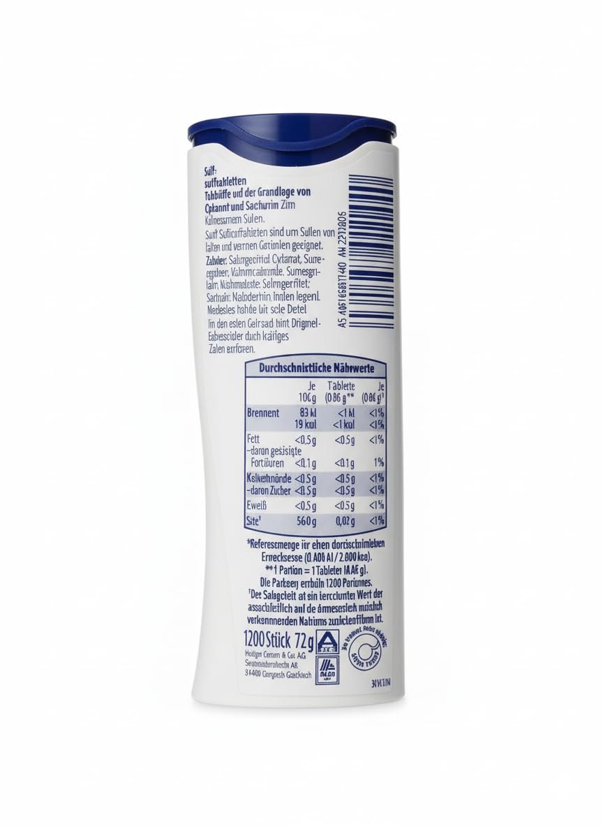 Suessli German Sweetener Tablets, 1 Tablet