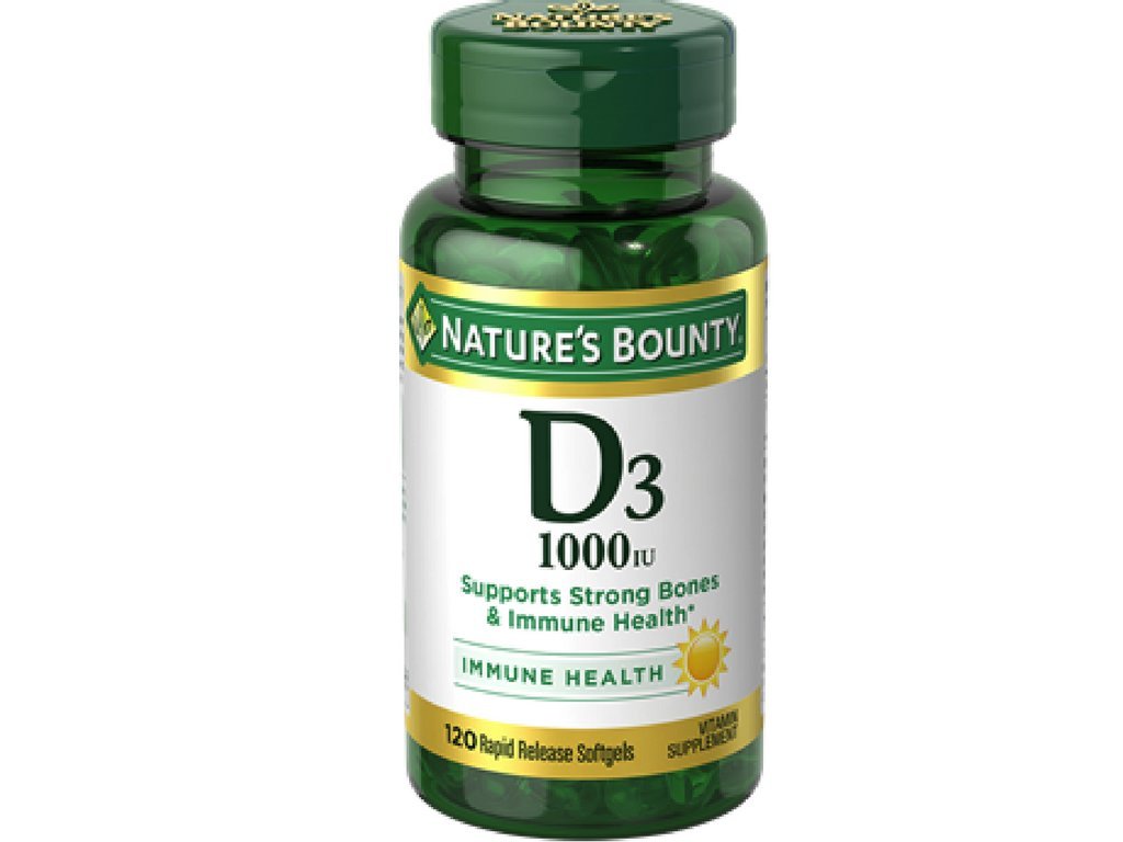Nature's Bounty Vitamin D3 1000 IU Immune Health Softgels 1440