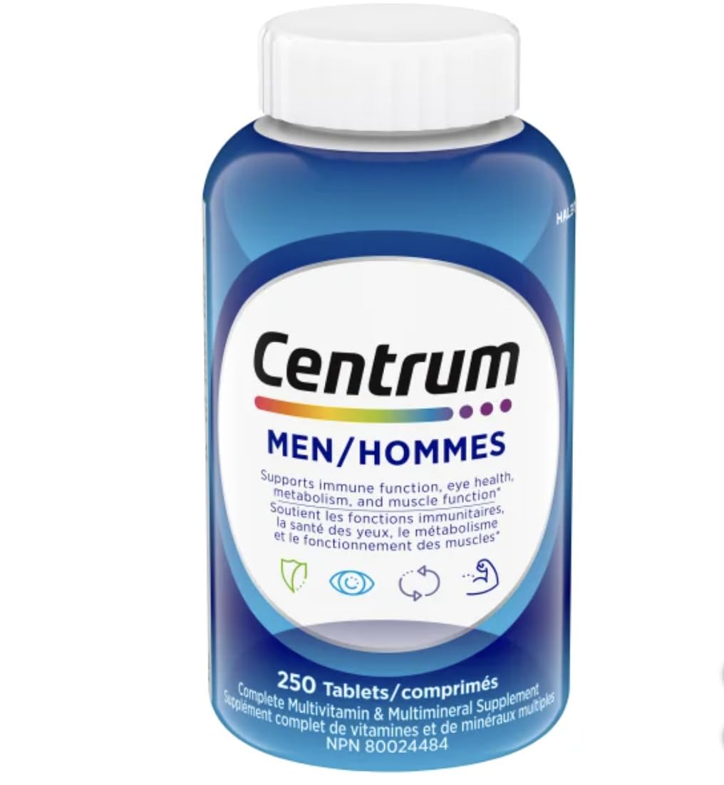 Centrum Multivitamin/Mineral for Men Tablet, 250 Tablets