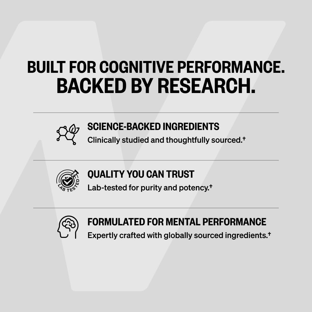 ONNIT Alpha Brain Nootropic Brain Supplement for Focus & Memory, Capsules, 60