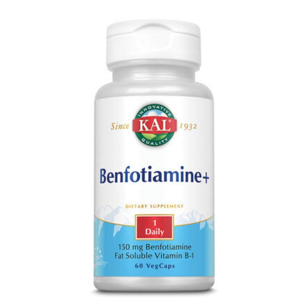 KAL Benfotiamine Plus Capsules, 60 Count