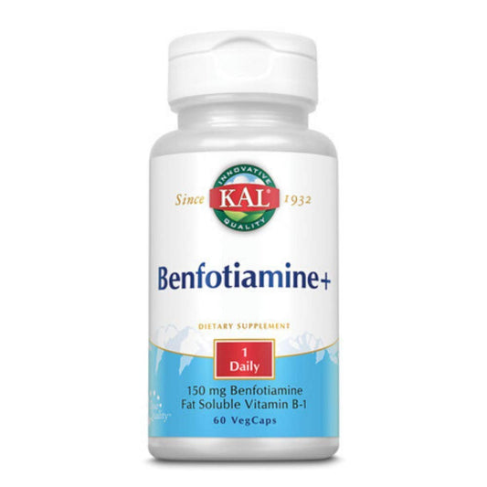 KAL Benfotiamine Plus Capsules, 60 Count
