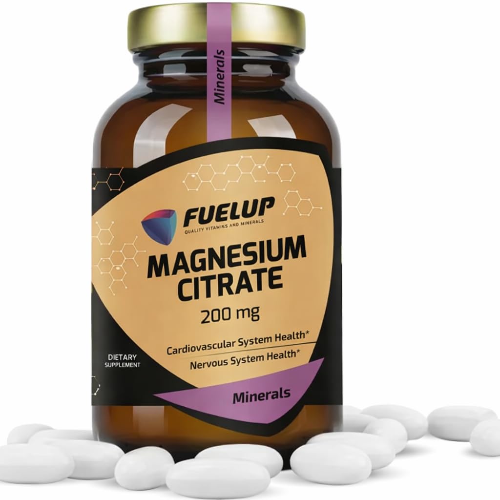 Fuelup Magnesium Citrate 200 mg Capsule, 60 Count