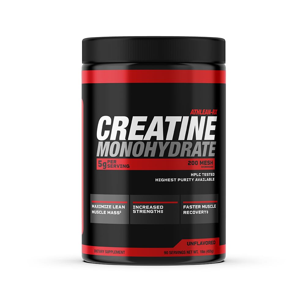 ATHLEAN-X X-CREATINE Pure Micronized Creatine Monohydrate Powder, 16 Servings