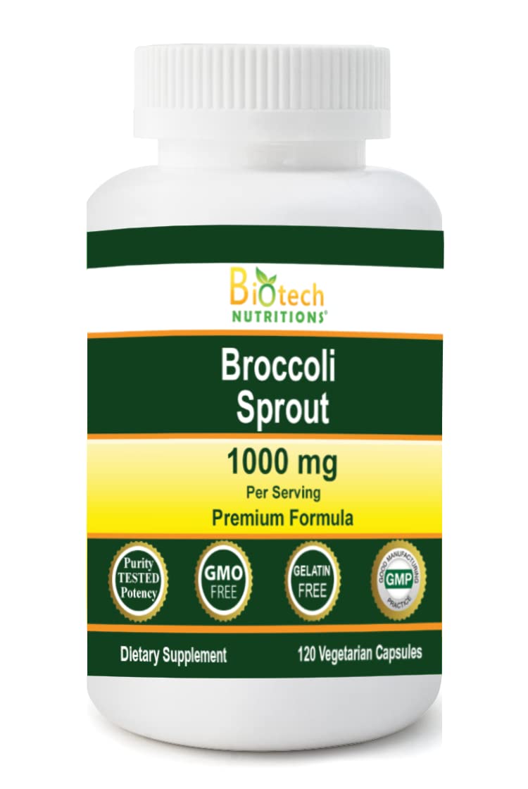 Biotech Nutritions Broccoli Sprout 1000 mg Capsule, 120 Count