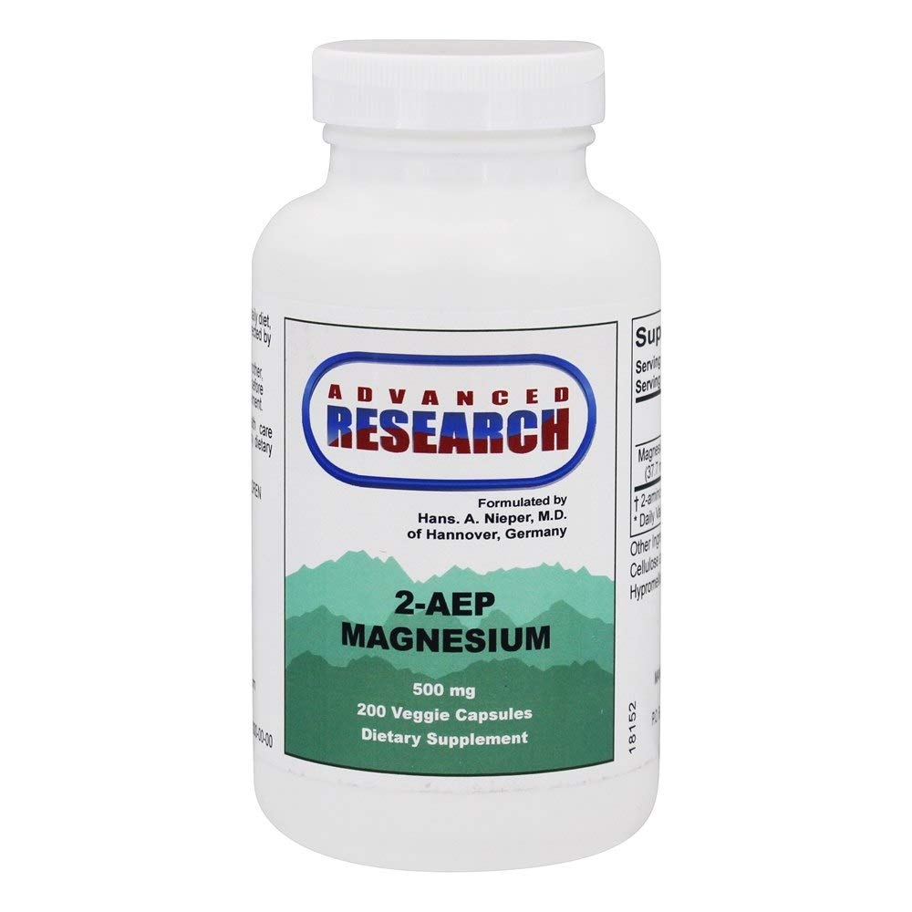 FUNMILY 2-AEP Magnesium 500 mg Capsule, 200 Vegetarian Capsules