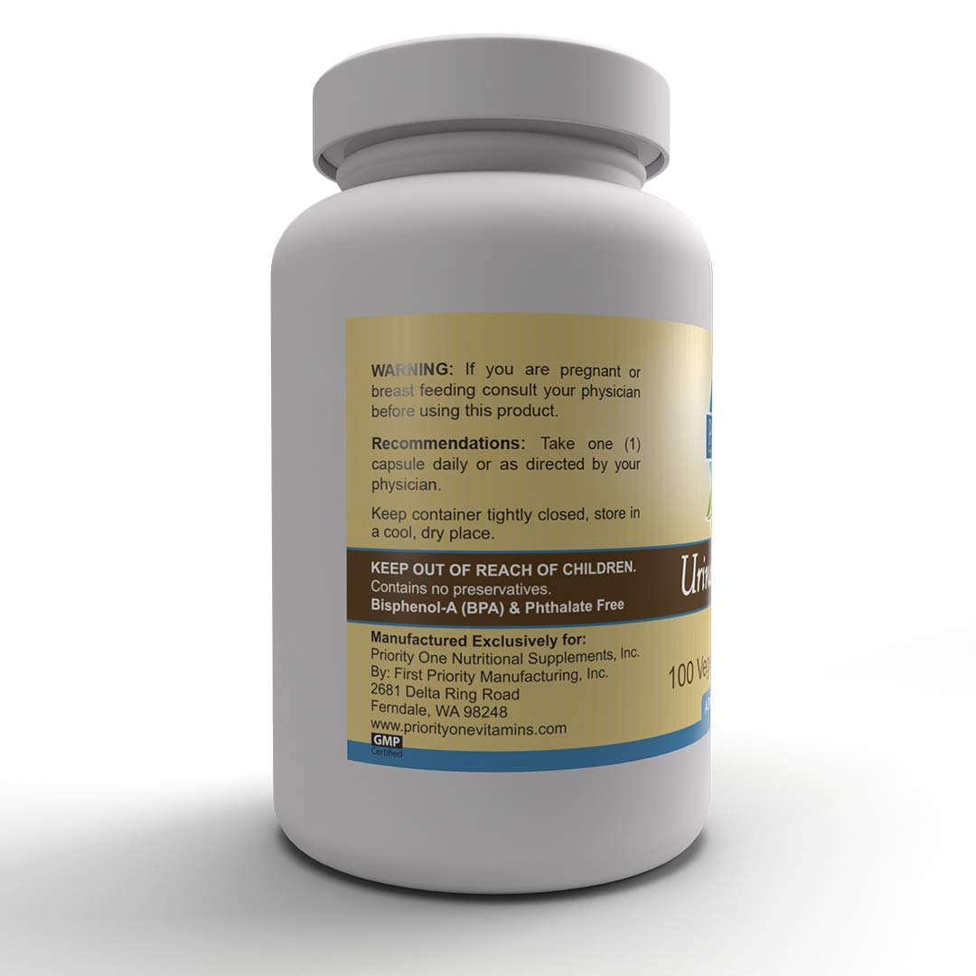 Priority One Urinary Defense Capsule, 100 Vegetarian Capsules