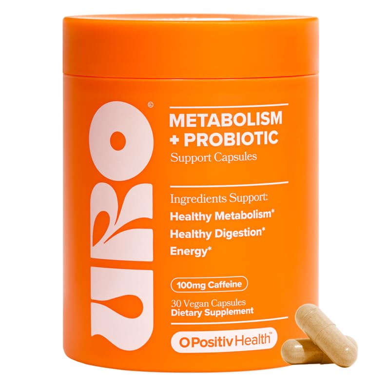 O Positiv URO Metabolism + Probiotic Support Capsules, 30 Capsules