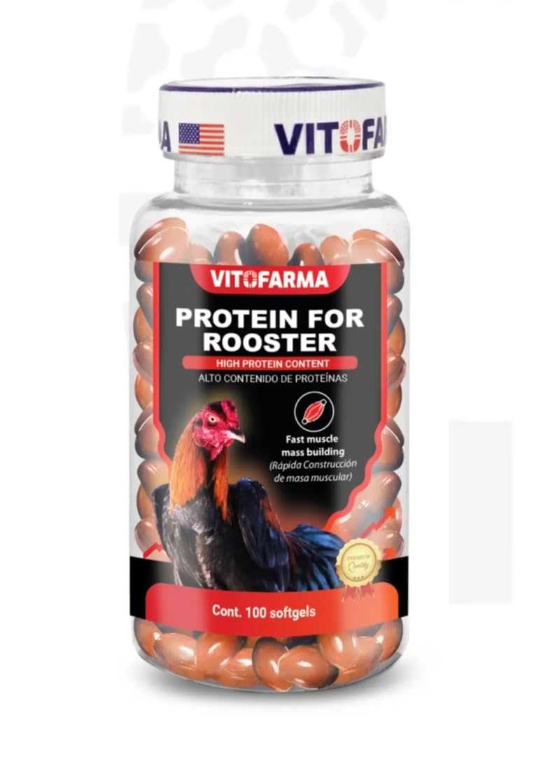 VITOFARMA Protein Blend for Roosters Whey Protein and Egg Albumin, 100 Tablets