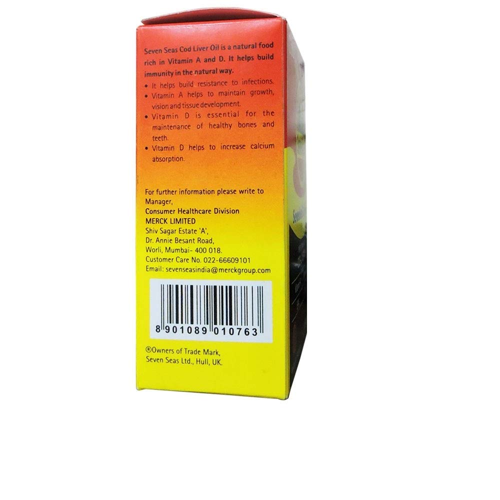 Sevenseas Cod Liver Oil 500 Softgel Capsules, 1500 Count