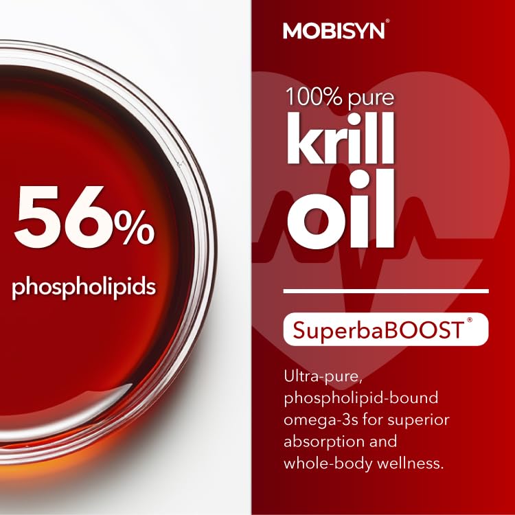 Mobisyn Krill Oil 1000mg Softgels 60 Count