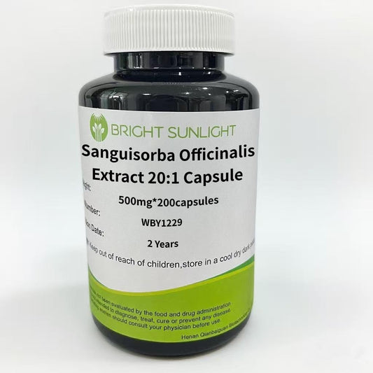 Bright sunlight Sanguisorba Officinalis Extract 20:1 Capsules, 200 capsules