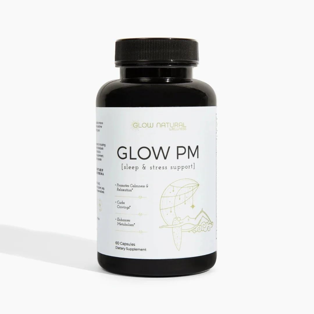Glow Natural Wellness Glow PM Sleep Supplement Capsules 60