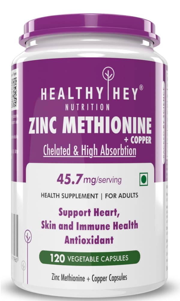 Generic Zinc Methionine Plus Copper Capsules, 120