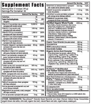 Organic Vitamin Mineral Probiotic - Beyond Tangy Tangerine 2.0 Citrus Peach Fusion Capsule