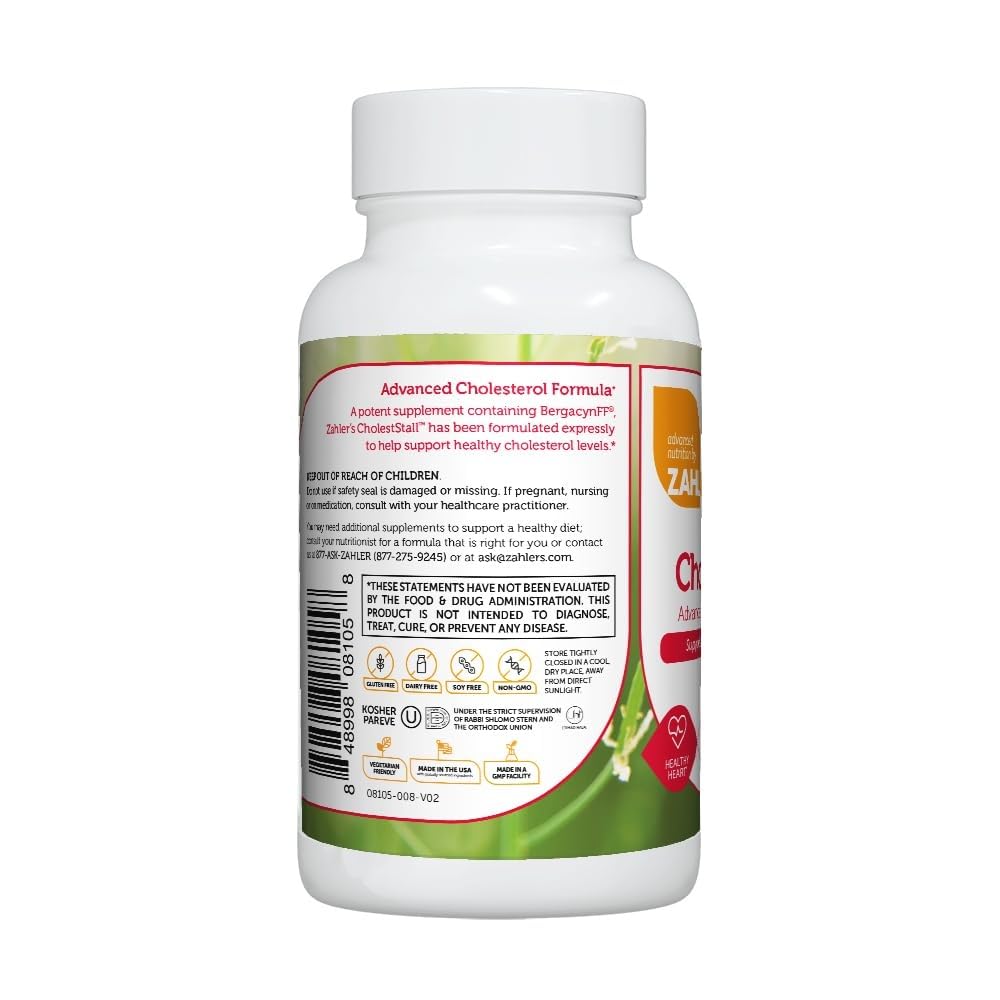 Zahler CholestStall Cholesterol Support Supplement, 30 Capsules
