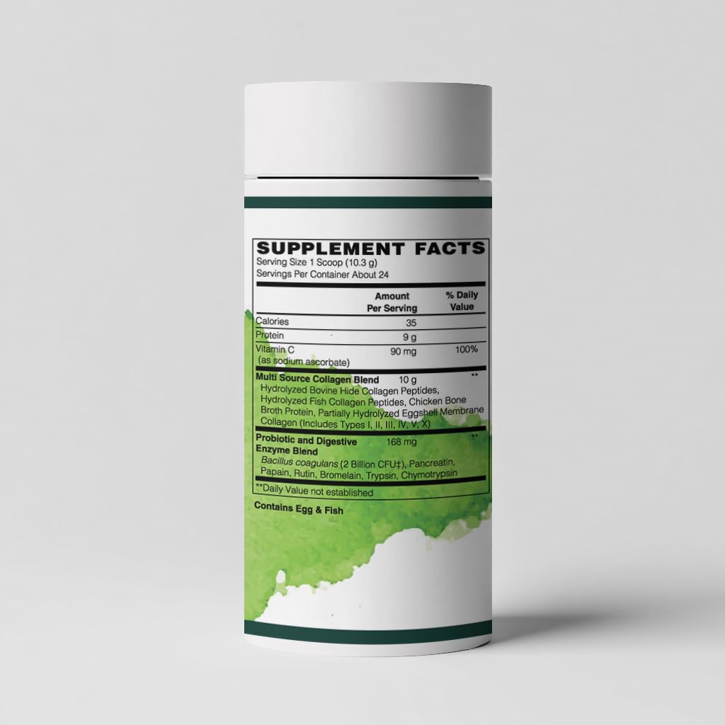 Herbal Connections Collagen Peptides Powder 8.68 Ounce