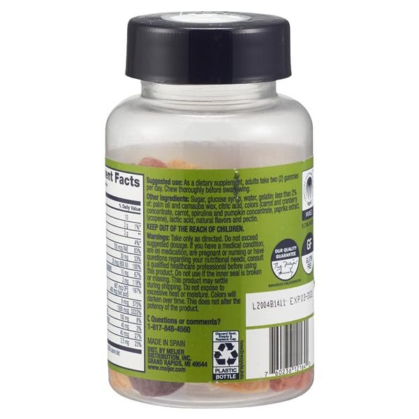 Kasa Style Meijer Women's Multivitamin Gummies Chewable 60 Count