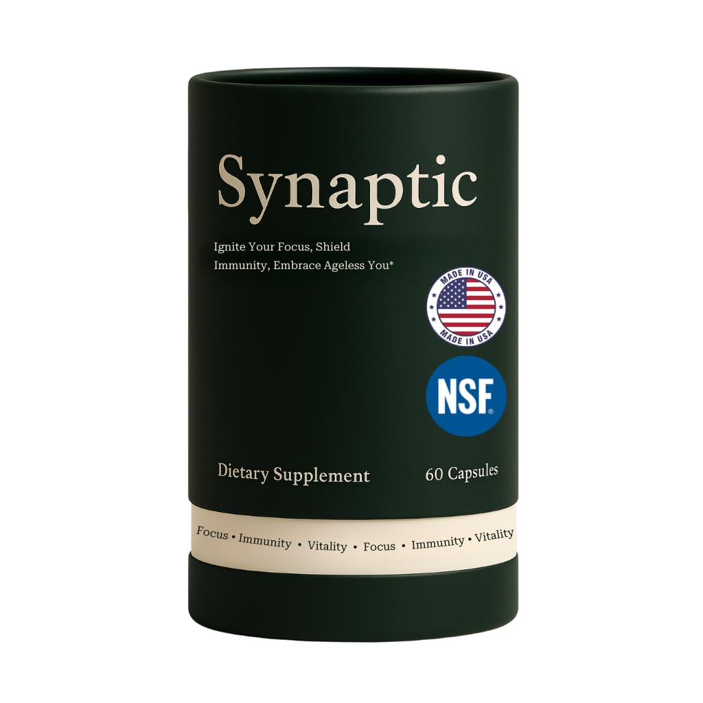 Holist Synaptic Lion’s Mane Mushroom Supplement Capsules, 60 Capsules