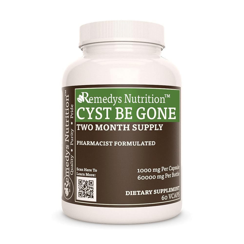 Remedy’s Nutrition Cyst Be Gone 60 Capsules