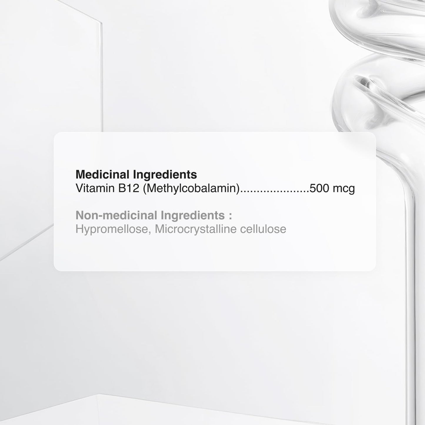 Biogenique Vitamin B12 Methylcobalamin Capsule, 30 Capsules