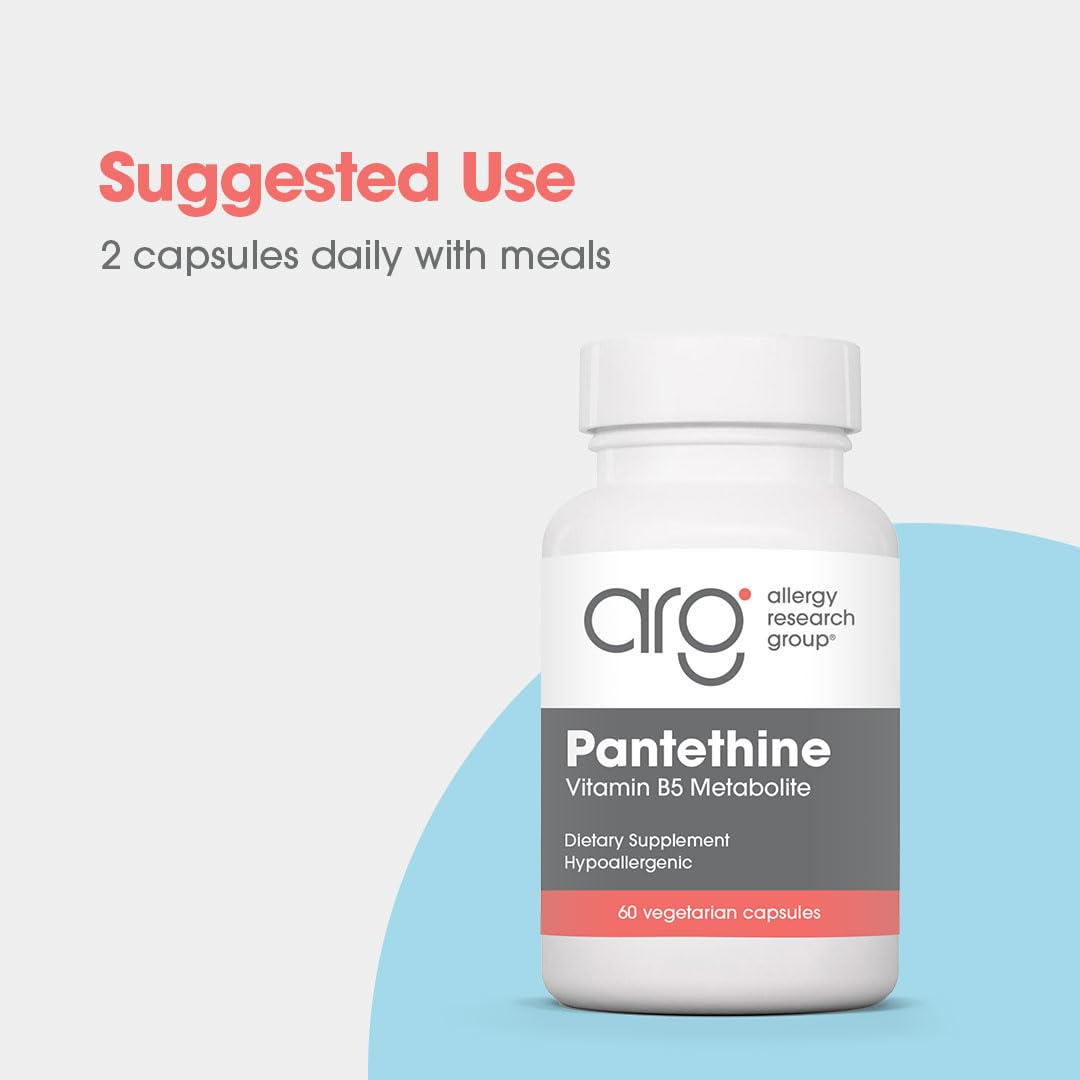 Allergy Research Group Pantethine 660 mg Capsule, 60 Count