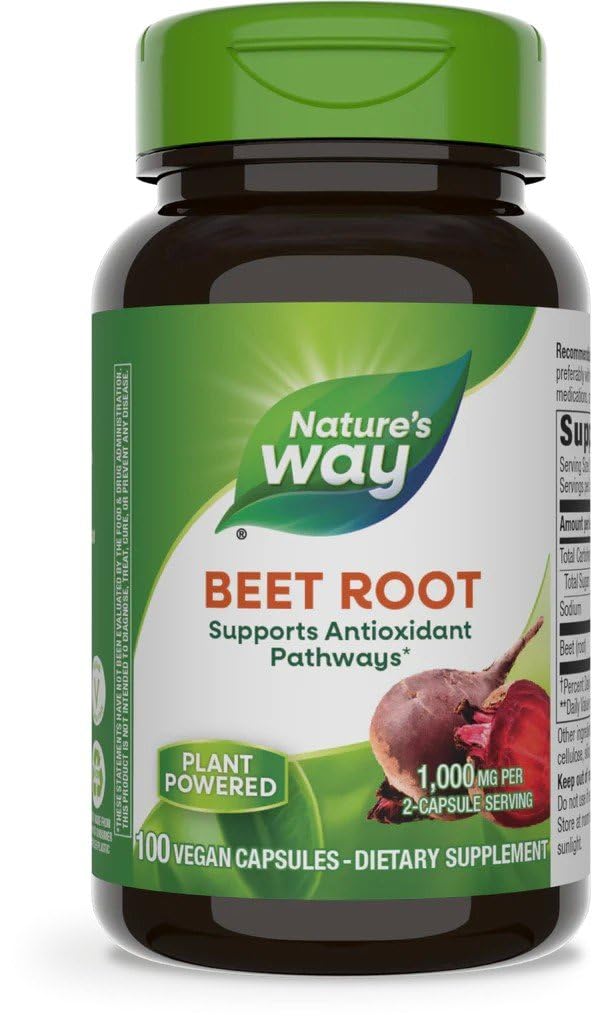 Nature's Way Beet Root Capsules, 200 Capsules