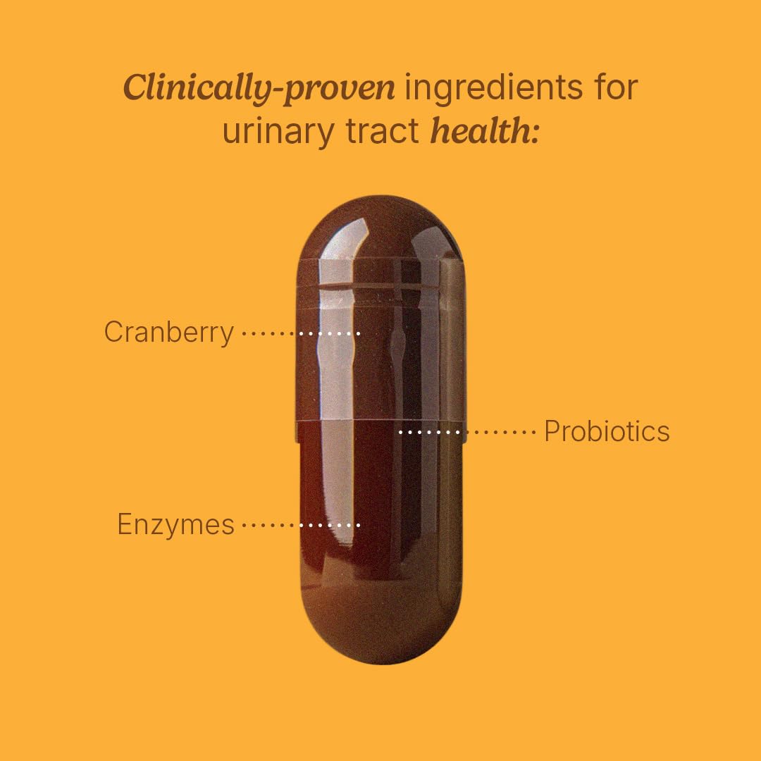 Santo Remedio Urinary Tract Dietary Supplement with Cranberries, Probiotics, and Enzymes Capsule 60 Count
