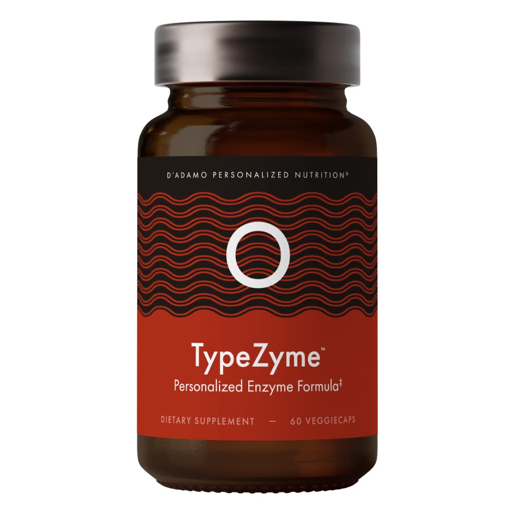 D'Adamo Personalized Nutrition TypeZyme - Digestive Enzyme (Blood Type O) Capsule, 60 Count