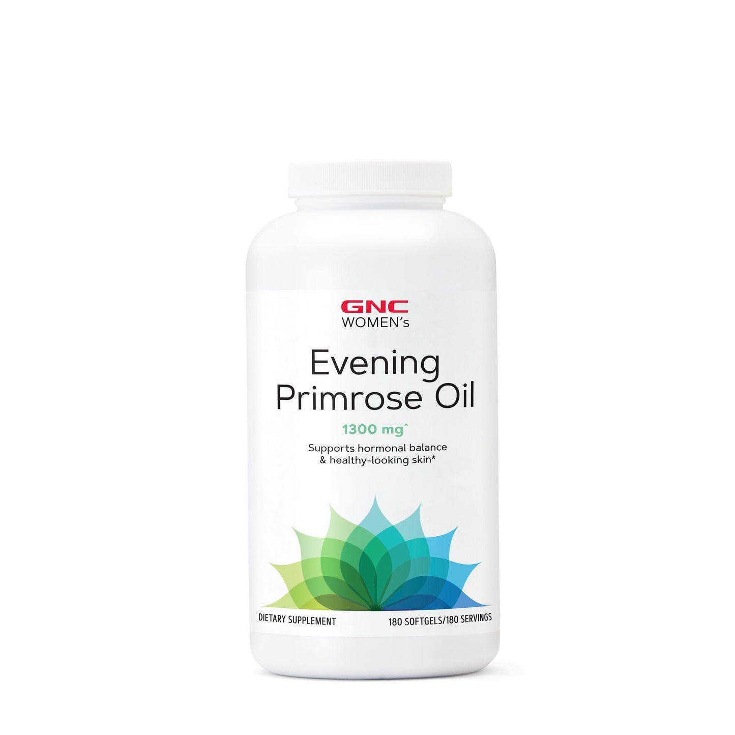 GNC Evening Primrose Oil 1300 mg Softgel Capsules, 180 Count