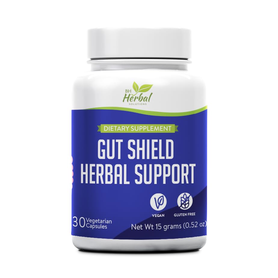 BH Herbal Solutions Gut Shield Support Capsule, 30 Count