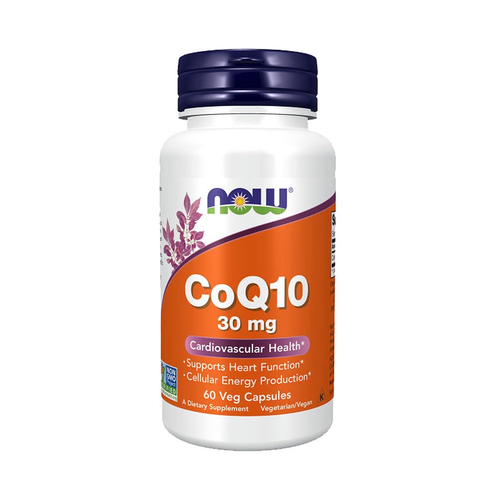 NOW Foods Co Q10 30mg Capsule, 60 Count
