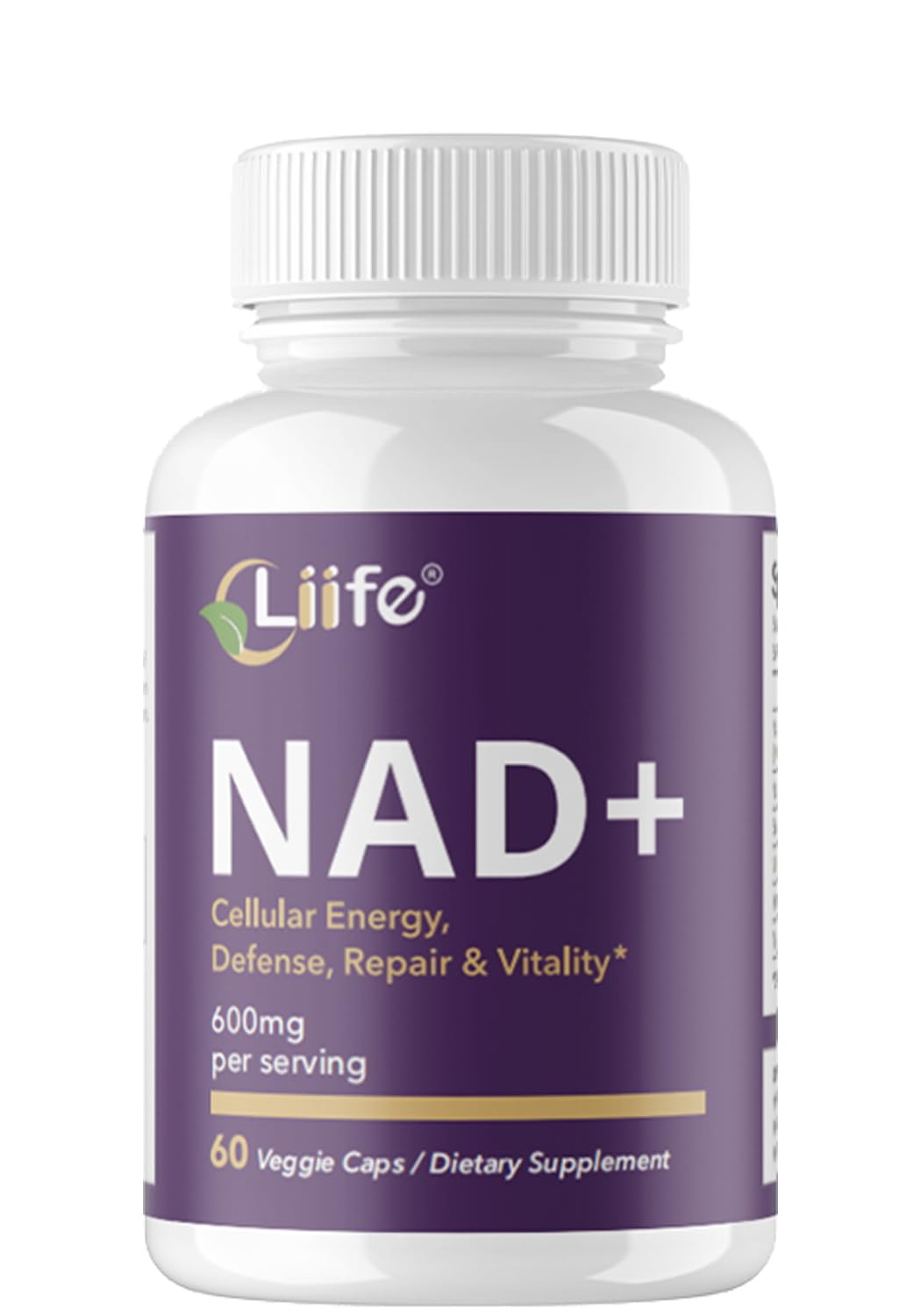 LIIFE Nicotinamide Adenine Dinucleotide 600mg Capsule, 90 Count
