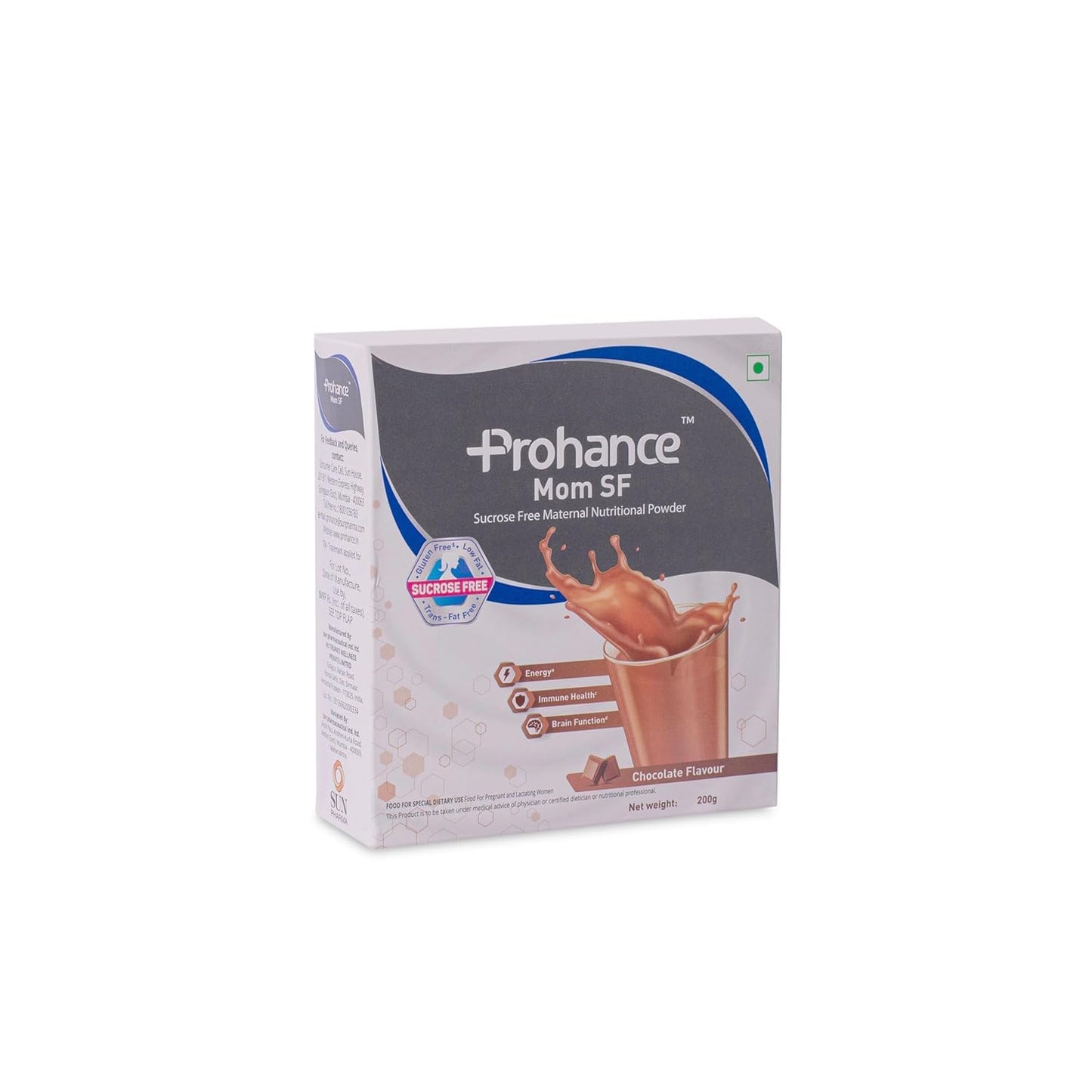 PGM DISTRIBUTORS Prohance Mom SF Chocolate Protein Powder, 26.6 oz