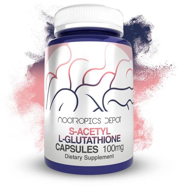 Nootropics Depot S-Acetyl L-Glutathione Capsule 180 Count