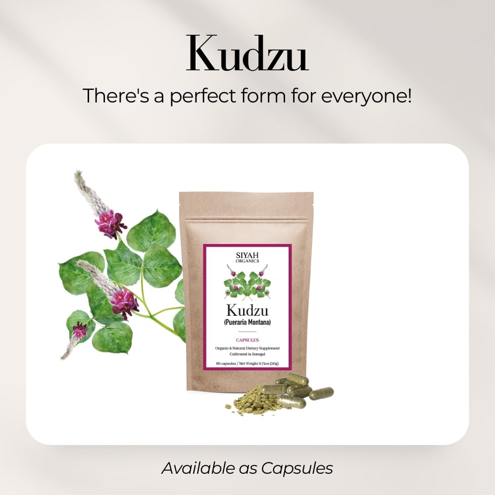 Selah Organics Natural Healing & Wellness Kudzu Capsules - 60 Capsules