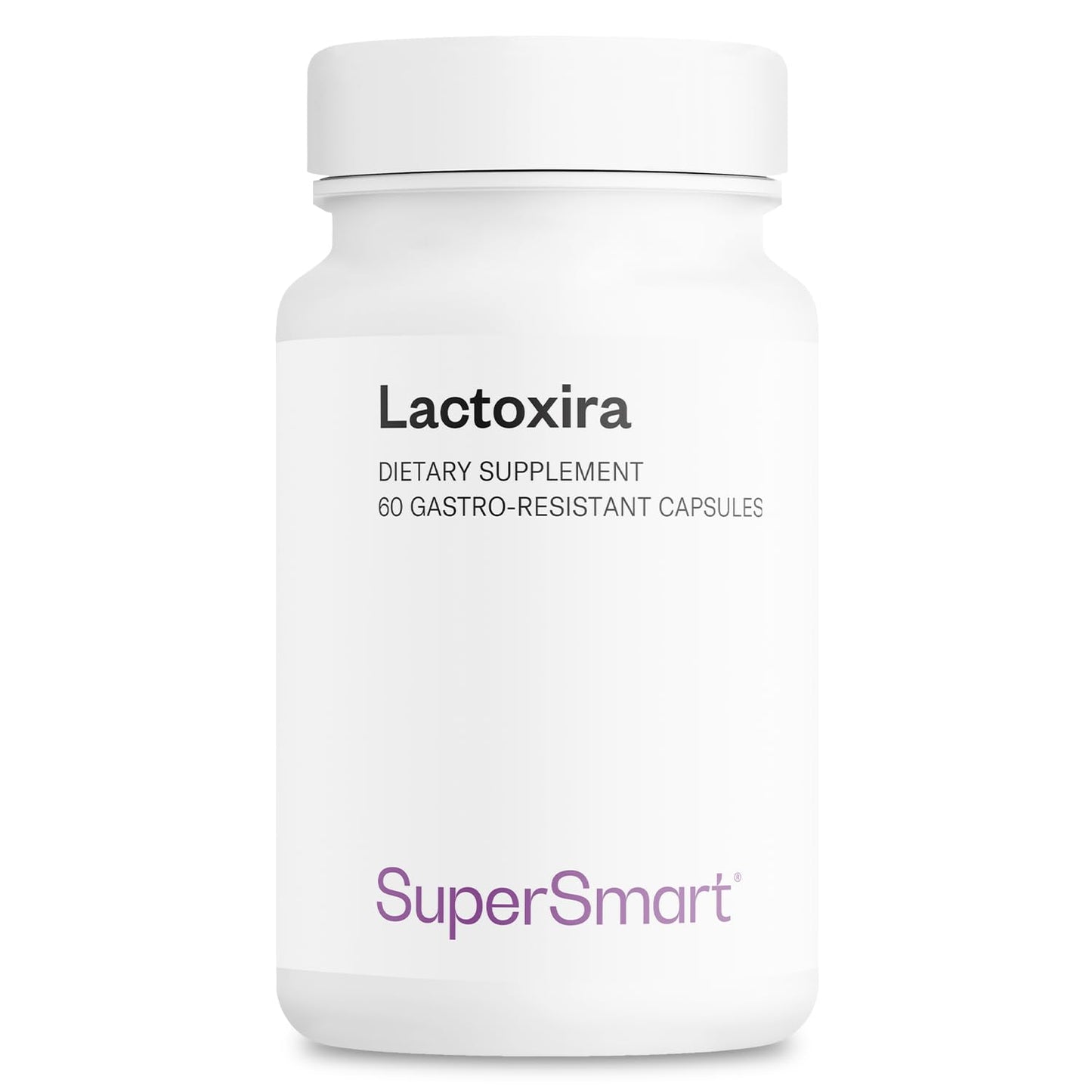 Supersmart Lactoxira High Potency 8-in-1 Probiotic Complex Supplement Advanced Formula for Women & Men with Lactobacillus Casei Brevis Capsules 60 Count
