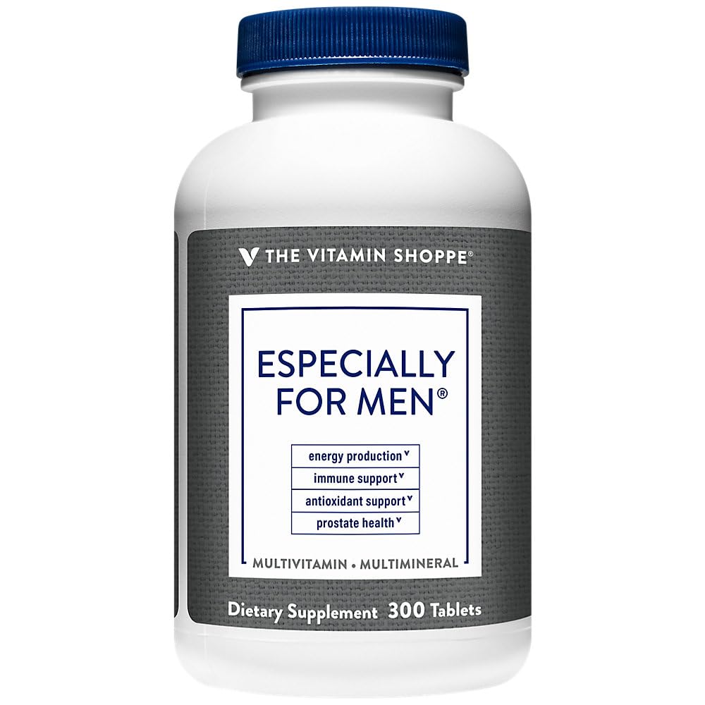 The Vitamin Shoppe Men's Multivitamin, Energy Support, 300 Tablets