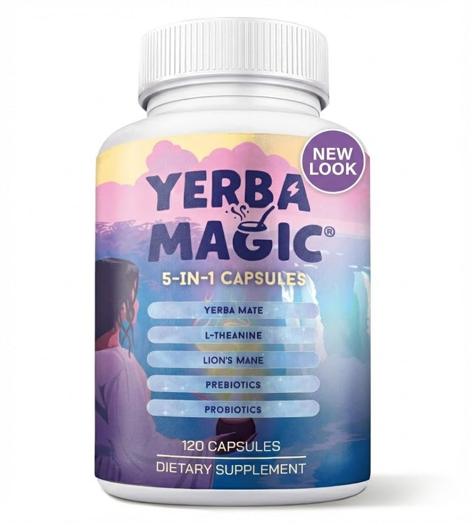 Brainista Yerba Magic 5-in-1 Capsules 120 Count