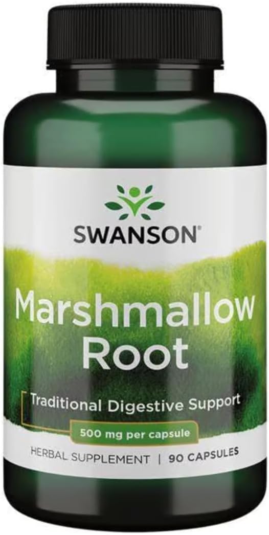 Swanson Marshmallow Root 500 mg Capsules 90 Count