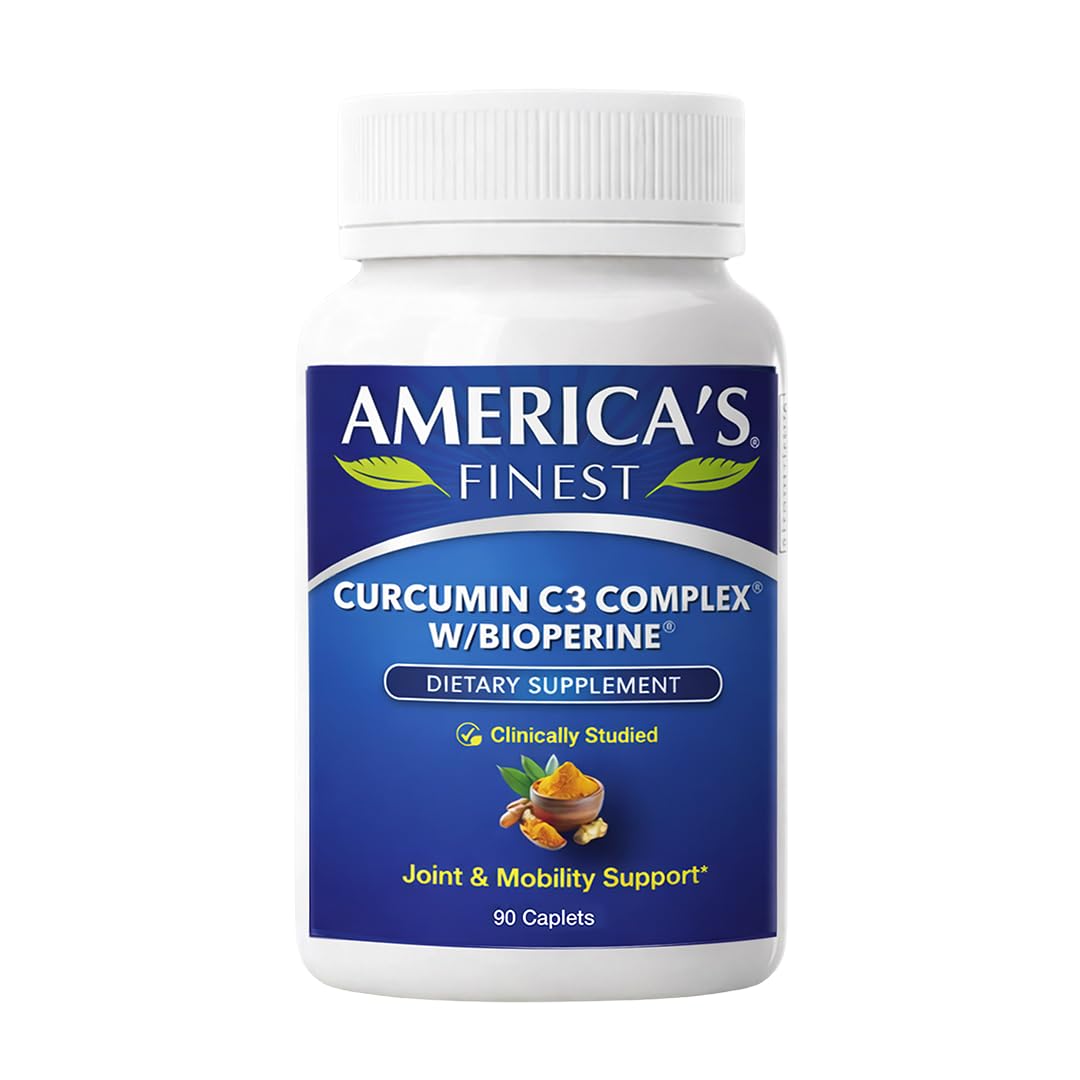 AFI AMERICA's FINEST INC Curcumin C3 Complex 500mg with BioPerine 60 Capsules