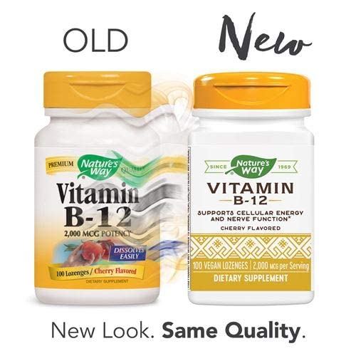 Nature's Way B-12 2000mcg Sublingual Lozenge, 100 Count