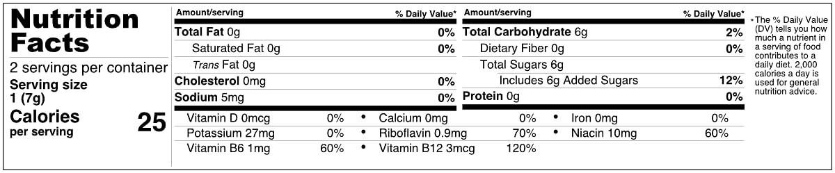 SGC Mocca Shots Dutch Chocolate 100mg Caffeine Gummies, 24-count