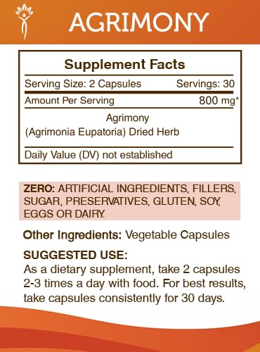 Secrets of the Tribe Agrimony 60 Capsules